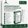 Professionelles Audit-Checklisten Set für Lieferantenaudits und Erstqualifizierungen mit Vorlagen zu Qualitätsmanagement, Umweltmanagement, Arbeitssicherheit und Lieferantenbewertung.