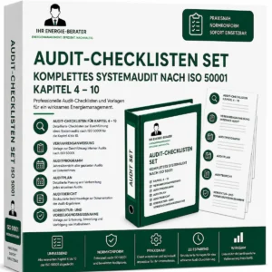 Audit-Checklisten ISO 50001 Set für interne Systemaudits Kapitel 4 bis 10