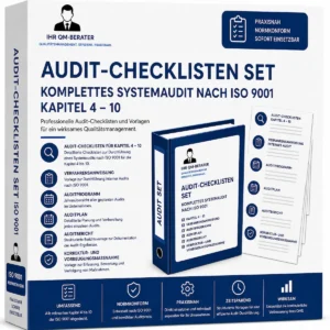 Audit-Checklisten ISO 9001 Set für interne Systemaudits Kapitel 4 bis 10