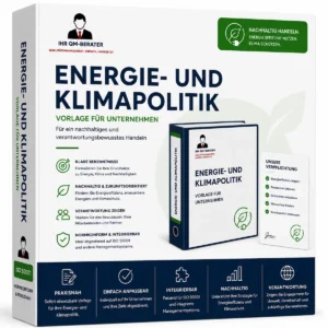 Energiepolitik ISO 50001 Industrie Energiepolitik ISO 50001 Dienstleistung für Unternehmen zur Umsetzung nachhaltiger Energieziele nach ISO 50001