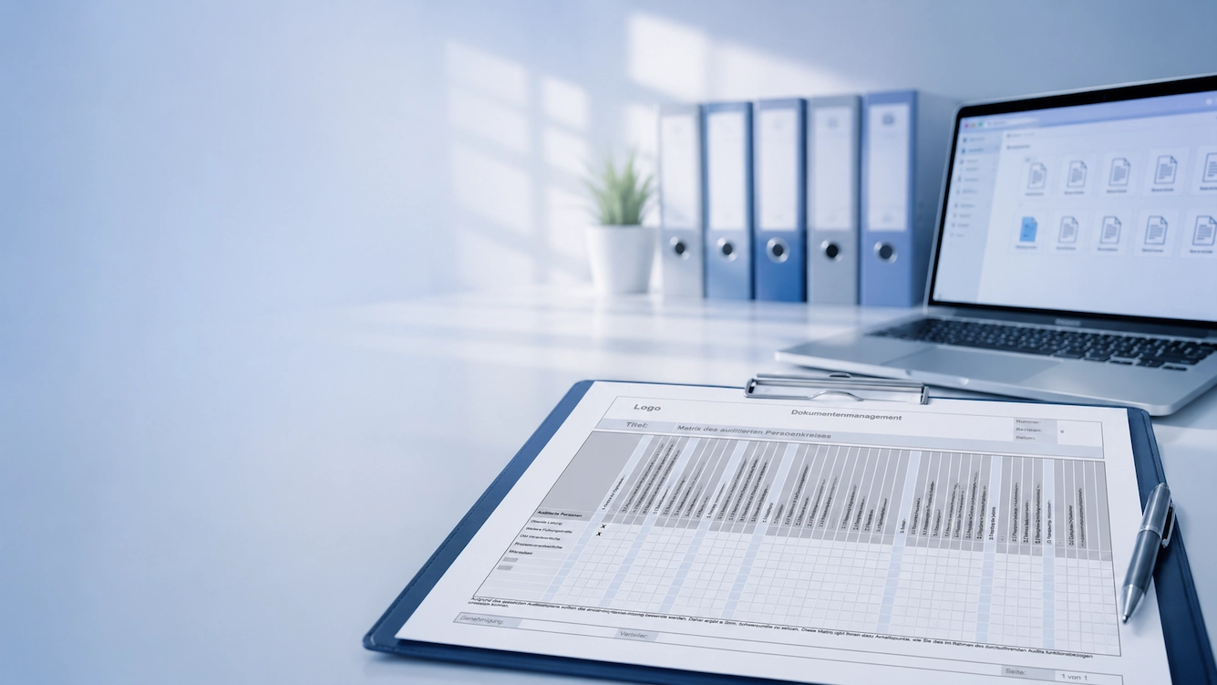 Formulare und Nachweise für Managementsysteme mit Auditmatrix, Dokumentenmanagement und digitaler Dokumentation