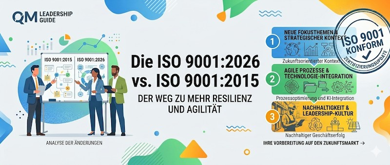 ISO 9001:2026 Unterschiede zur ISO 9001:2015