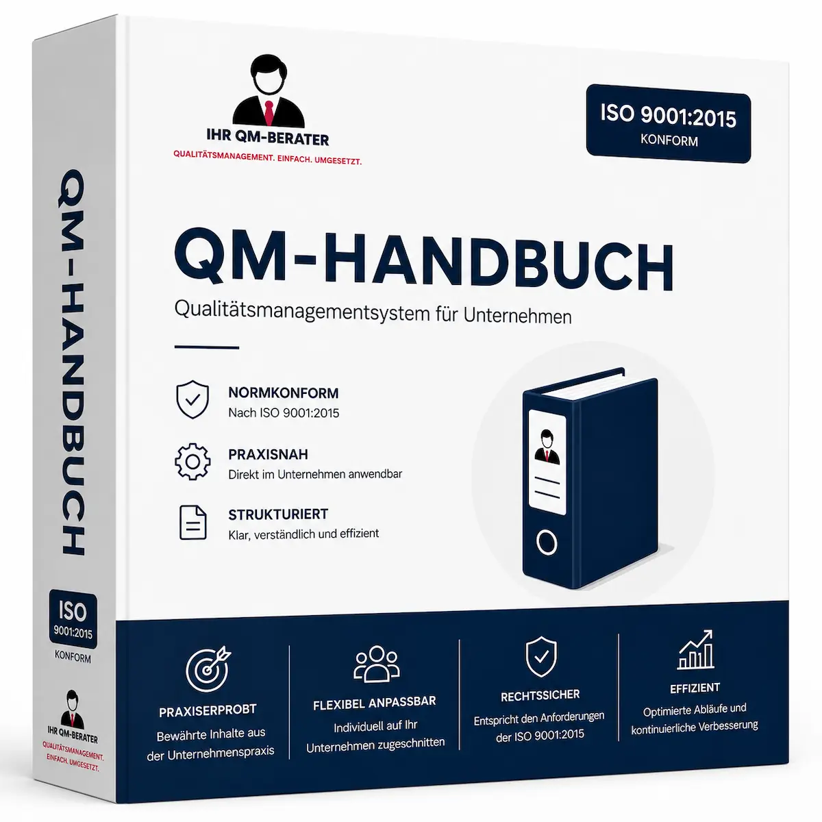 QM-Handbuch ISO 9001 für Unternehmen – professionelle Qualitätsmanagement-Vorlage von Ihr QM-Berater